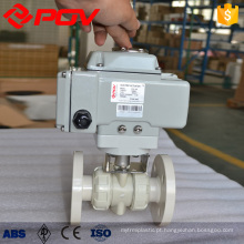 high quality PPH flange connection ball valve